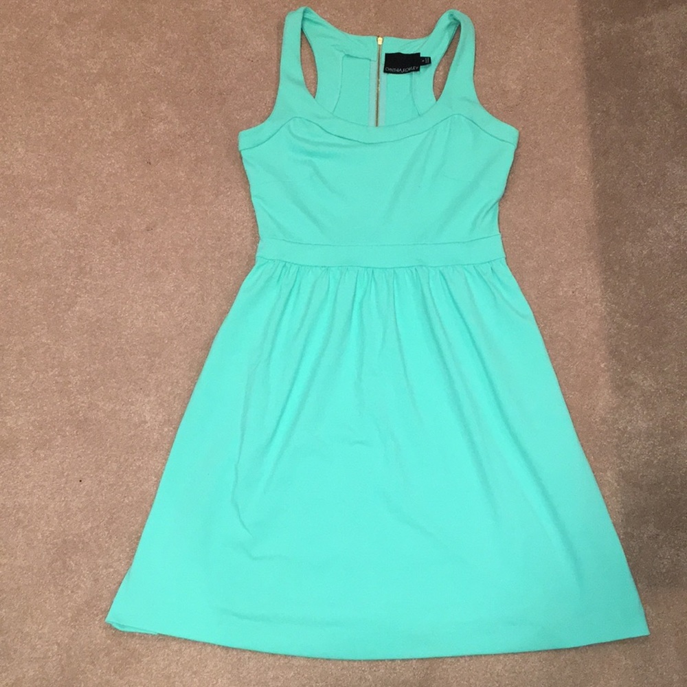 Mint Green Dress with Pockets
